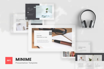 Minime - Minimal PowerPoint Template