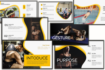 Gesture Athletics Powerpoint Template