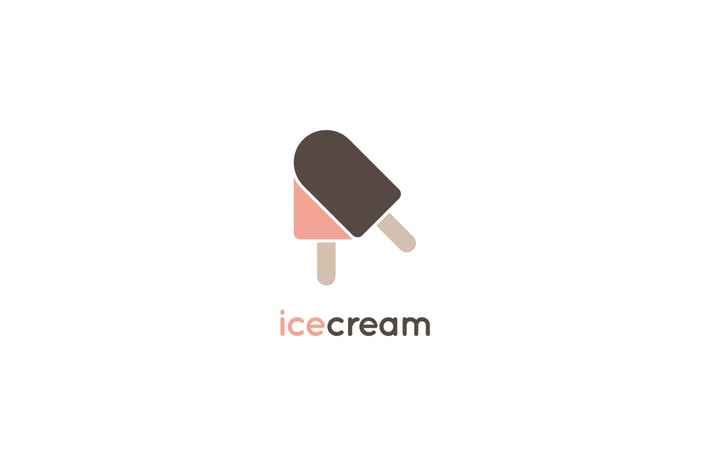 Ice Cream Logo Template
