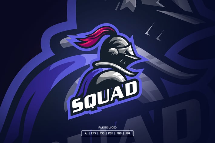 Knight esport logo template