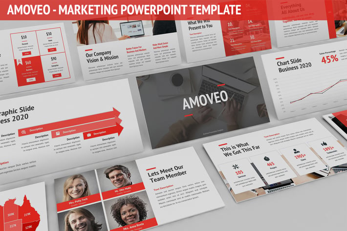 Amoveo - Marketing Powerpoint Template