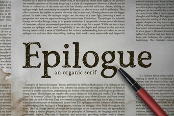 Epilogue - Organic Serif Font