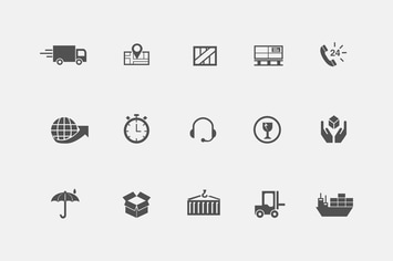 15 Shipping and Postage Icons
