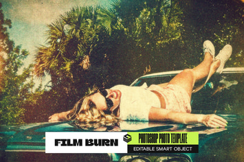 Film Burn Photo Effect