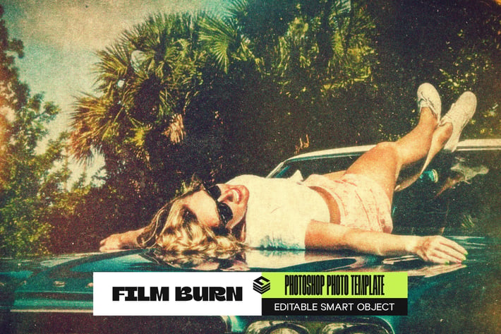 Film Burn Photo Effect