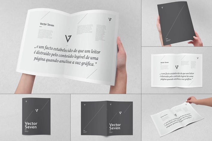US Letter Brochure Mock-up