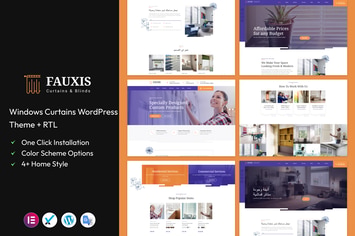 Fauxis - Windows Curtains WordPress Theme