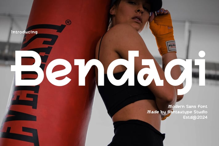 Bendagi Modern Sans Font