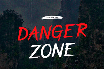 Danger Zone - Graffiti Font