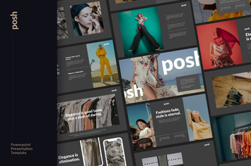 Posh - Fashion Business Powerpoint Template