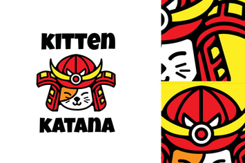 Kitten Katana - Mascot & Esport Logo