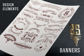 Set of Vintage Logos and Badges