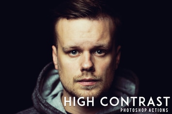 50 High Contrast Photoshop Actions