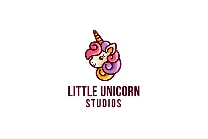 Little Unicorn Studio Logo Template