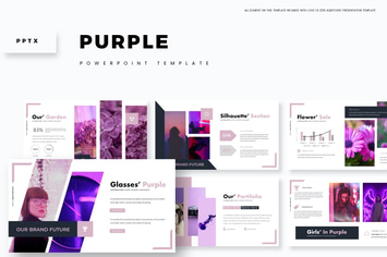 Purple - Powerpoint Template