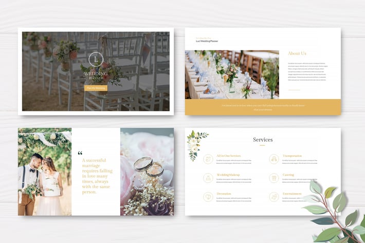 Luci - Wedding Planner Powerpoint Presentation