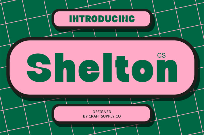 Shelton – Bold Font