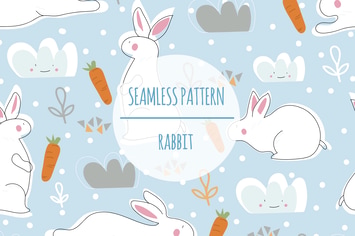 Rabbit – Seamless Pattern