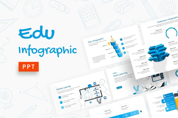Edu Infographic Powerpoint Template