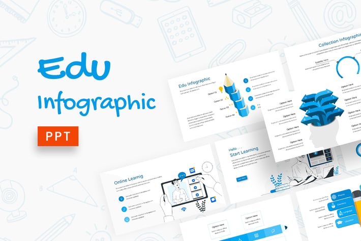 Edu Infographic Powerpoint Template