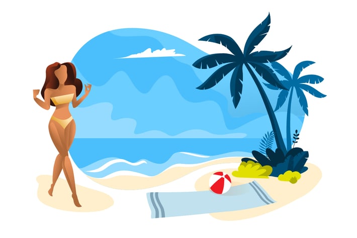 Summer vector illustration