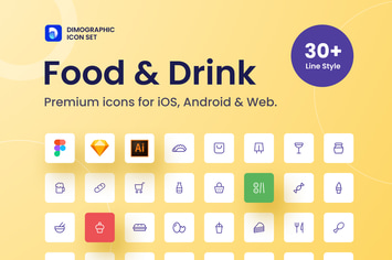 Minimal Food Icon UZ