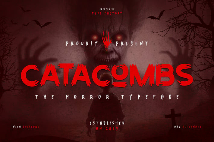 Catacombs - The Horror Typeface