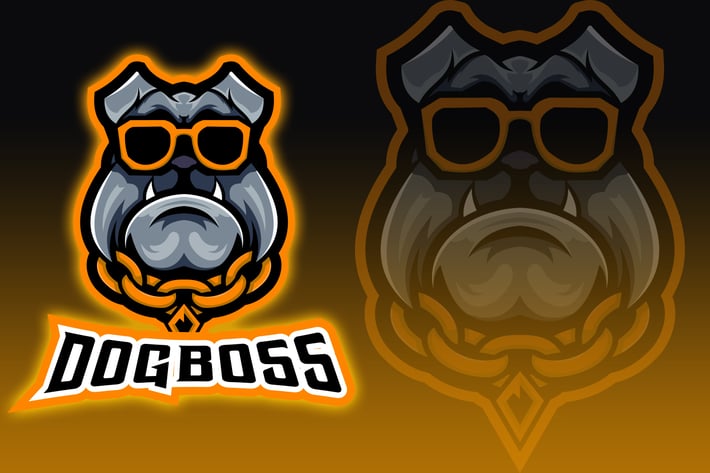Dog Gangster Esport Logo Design