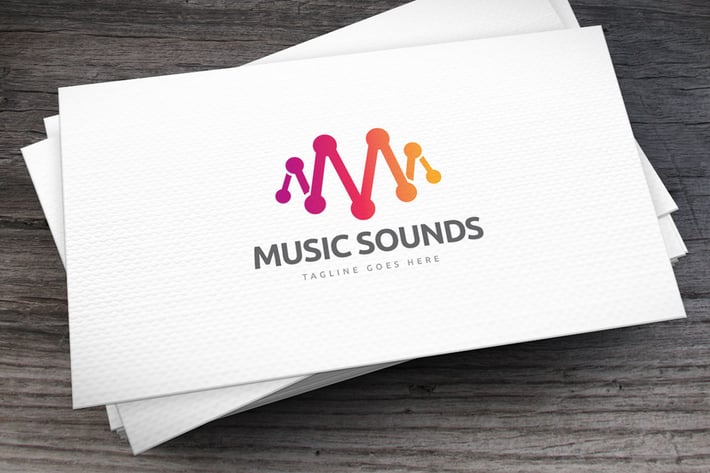 Music Sounds Logo Template