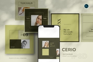 Cerio - Instagram Template