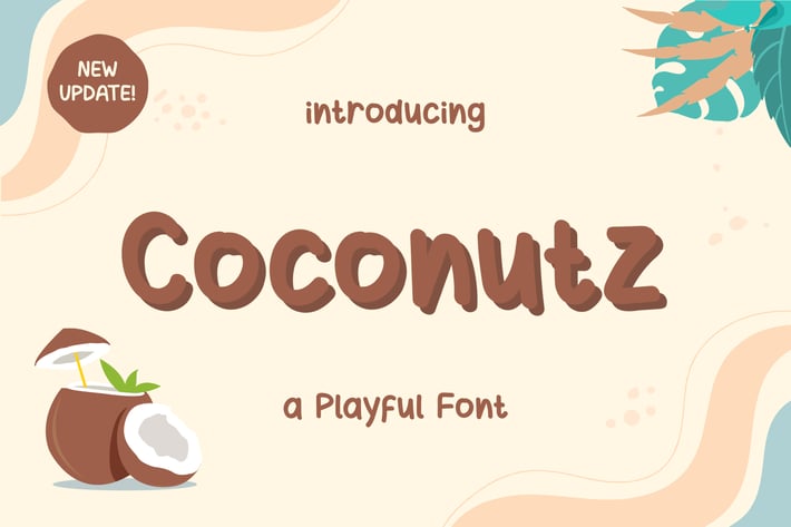 Coconutz - Playful Font