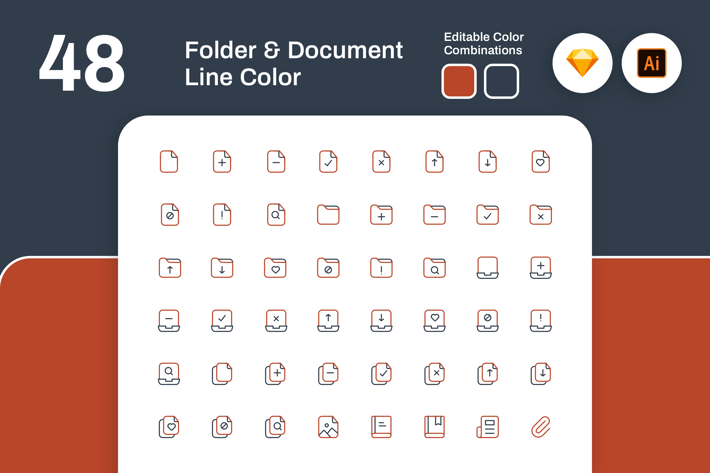 Folder and Document Line Color 