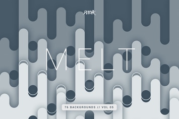 Melt | Abstract Rounded Backgrounds | Vol. 05