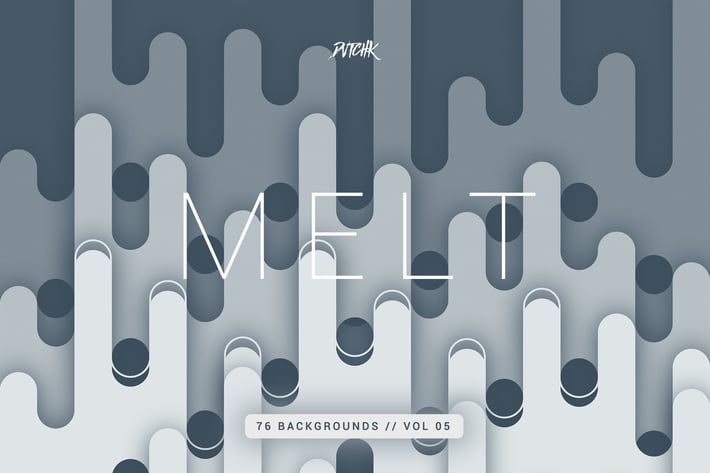 Melt | Abstract Rounded Backgrounds | Vol. 05