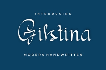 Gilstina Handwritten Font