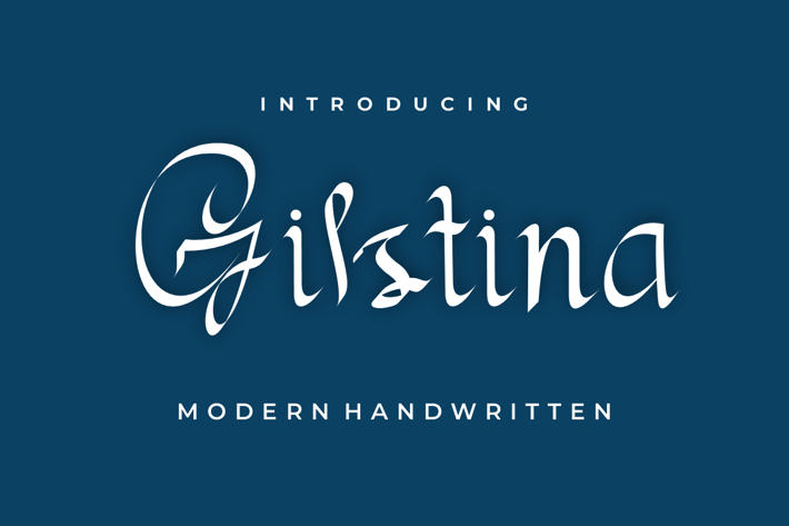 Gilstina Handwritten Font