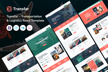 Transfar – Transport & Logistic React Template
