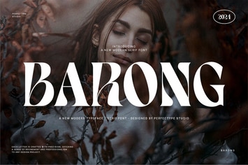 Barong Serif Font Typeface