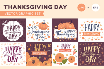 Thanksgiving Day illustrations
