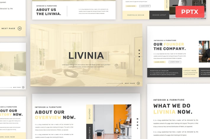 Livinia - Powerpoint Presentation Templates