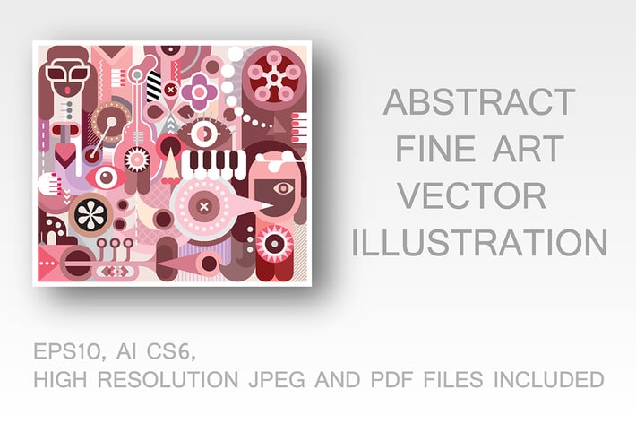 Abstract Music Design vector illustration