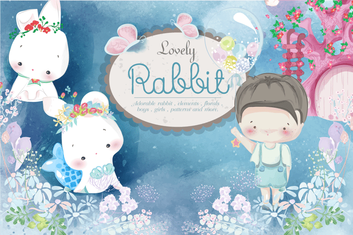 Lovely Rabbit Set
