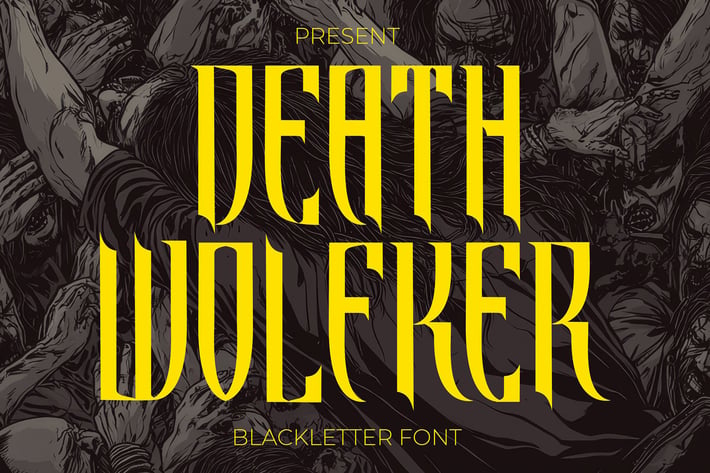 Death Wolfker - Blackletter Font