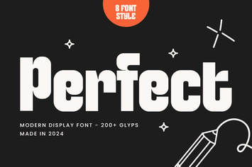 Perfect - Modern Display Font Family