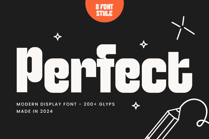 Perfect - Modern Display Font Family