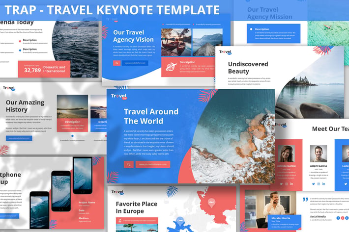 Trap - Travel Keynote Template