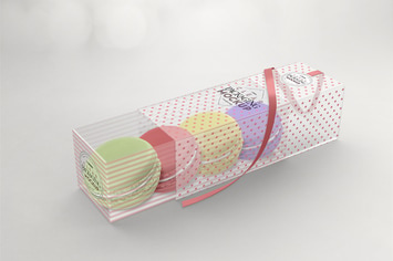 Clear Sleeve Box Packaging Mockup 