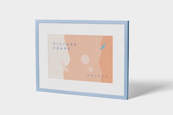 5 Rectangular Picture Frame Mockup