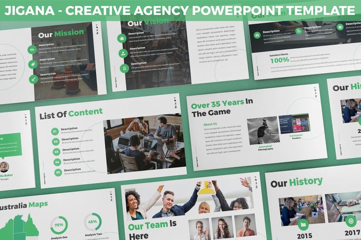 Jigana - Creative Agency Powerpoint Template