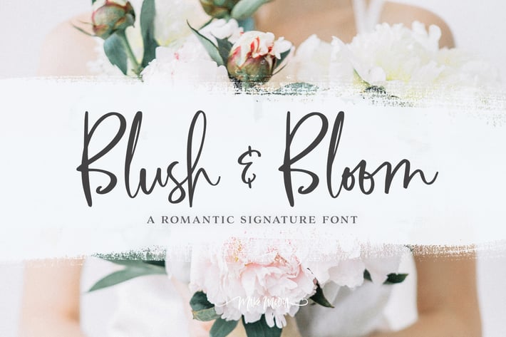 Blush & Bloom Script Font